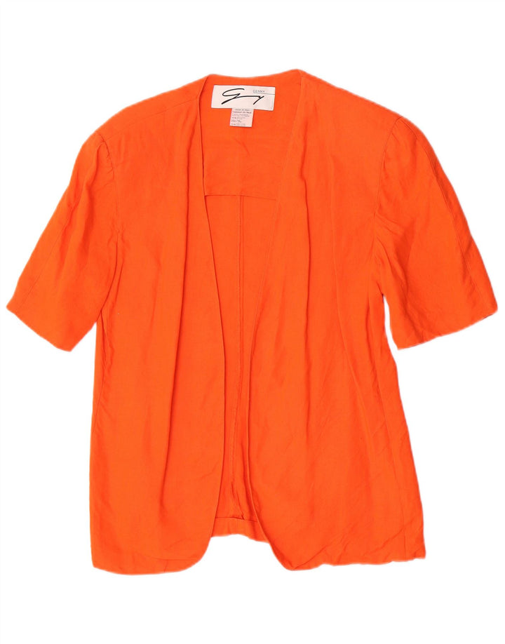 Set da 2 pezzi da donna Genny US 10 grande lino arancione