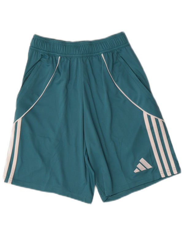 Pantaloncini sportivi Adidas da uomo vestibilità regolare XS verde poliestere sportivo