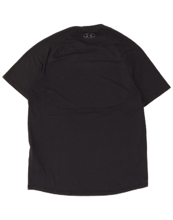Maglietta Under Armour da uomo Heat Gear Top in poliestere nero medio