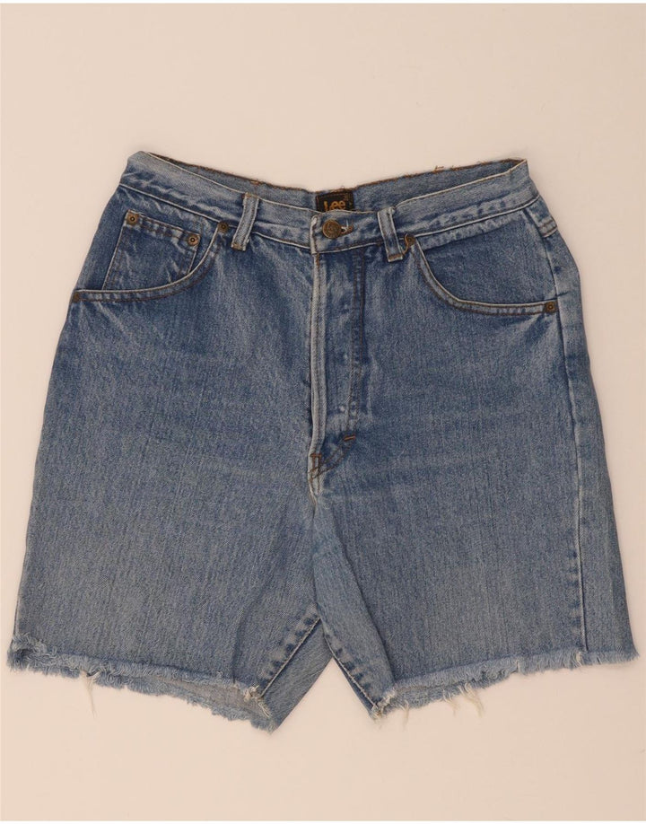 Pantaloncini di jeans da uomo Lee W32 Blu medio