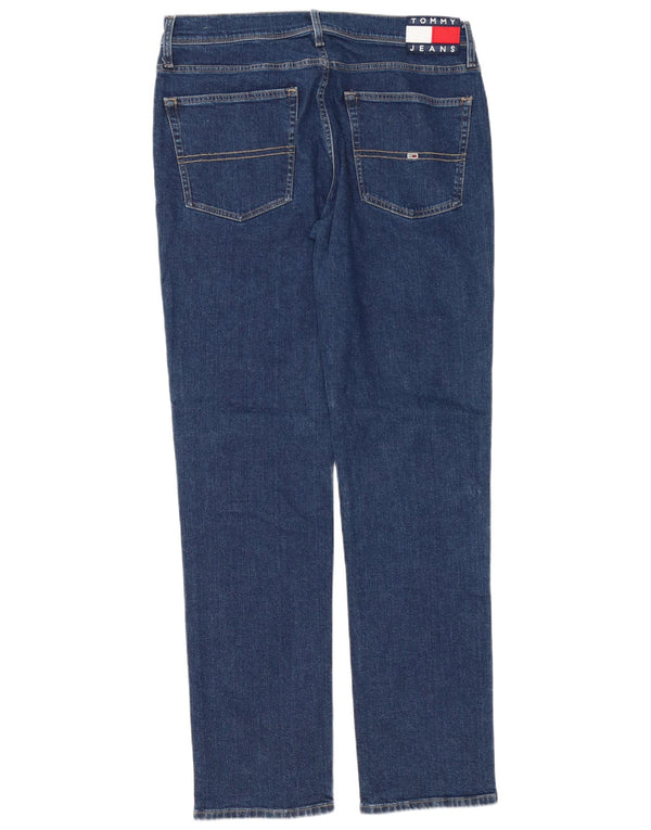 Jeans slim da uomo Tommy Jeans W33 L34 cotone blu navy