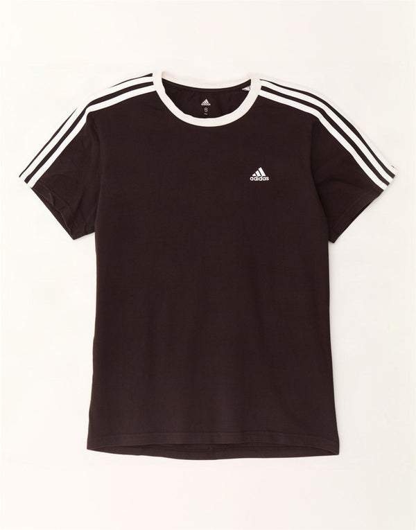 T-shirt oversize da donna Adidas UK 8/10 piccola in cotone nero