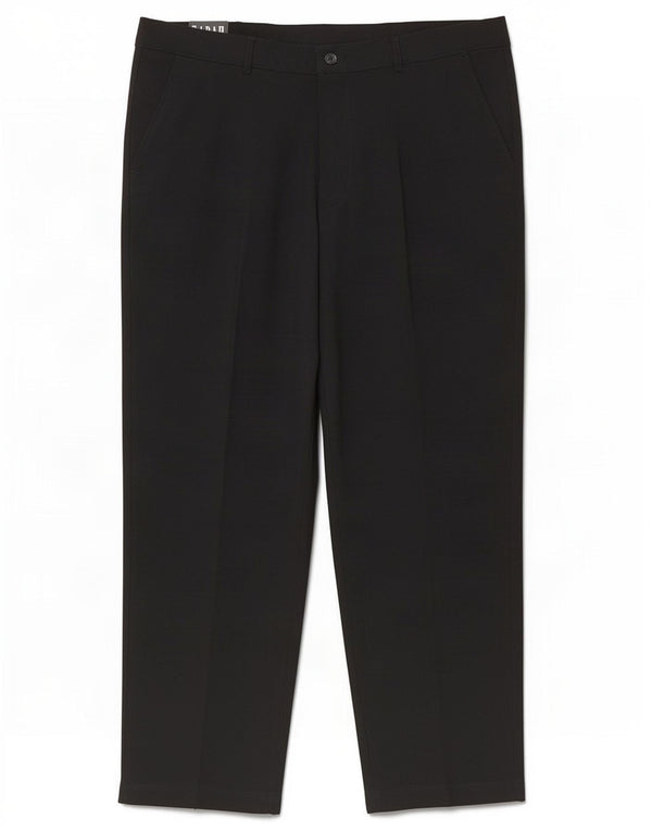 Pantaloni casual dritti da uomo Farah W42 L31 poliestere nero