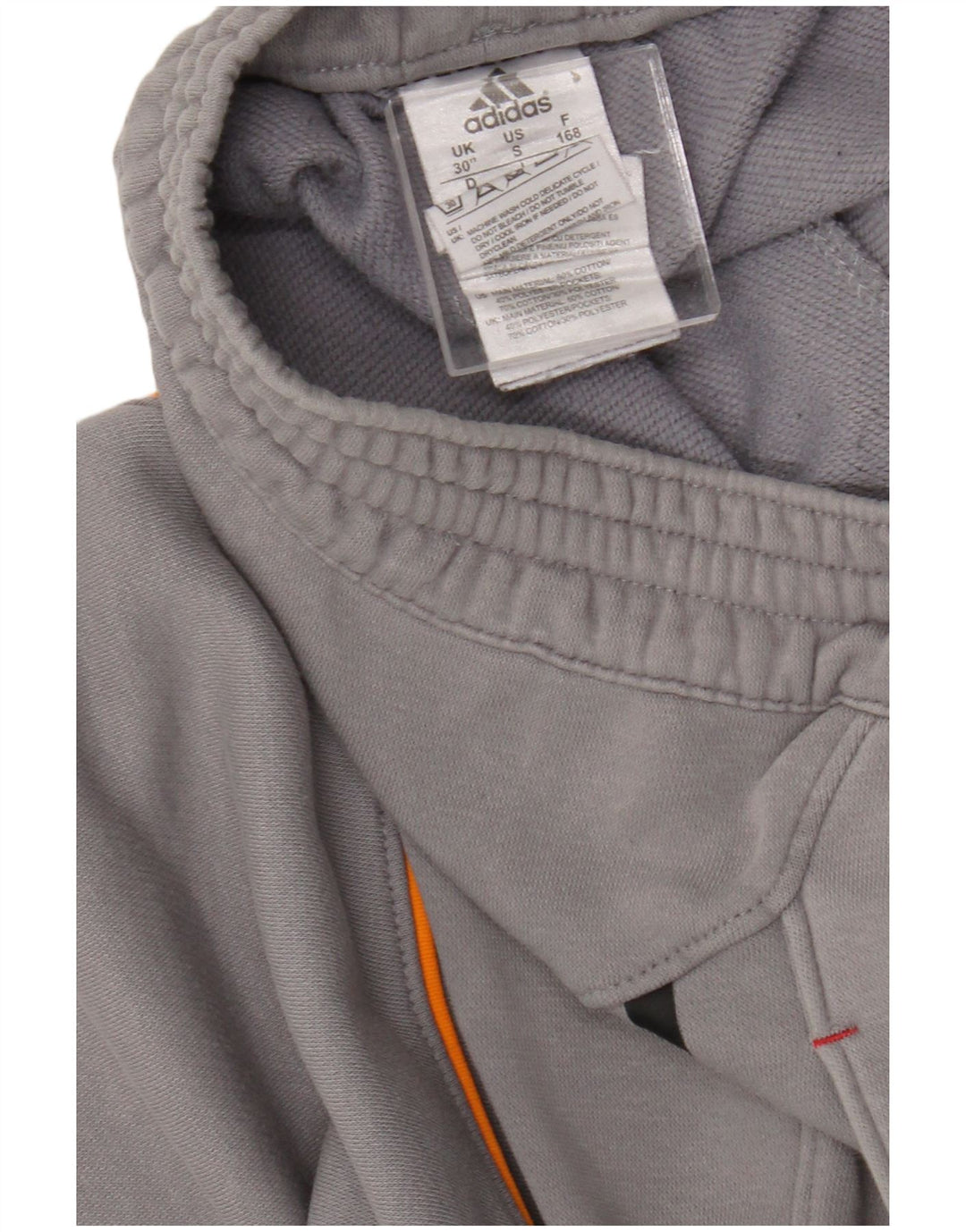 Pantaloni da tuta da uomo Adidas Small in cotone grigio