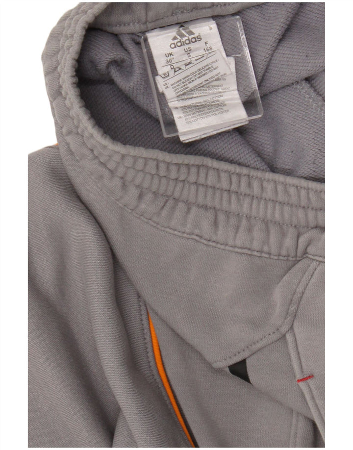 Pantaloni da tuta da uomo Adidas Small in cotone grigio