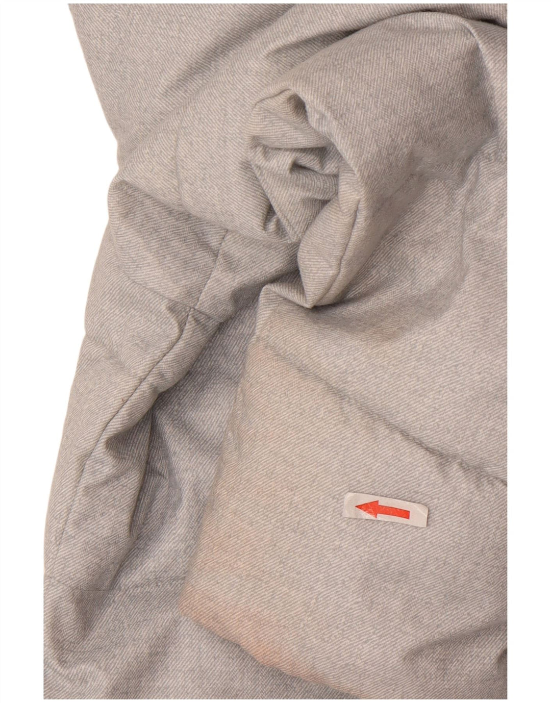 Cappotto imbottito con cappuccio da donna Barbour UK 16 grande poliestere grigio