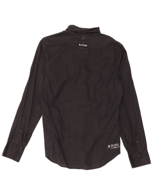 Camicia militare da uomo G-Star piccola in cotone nero