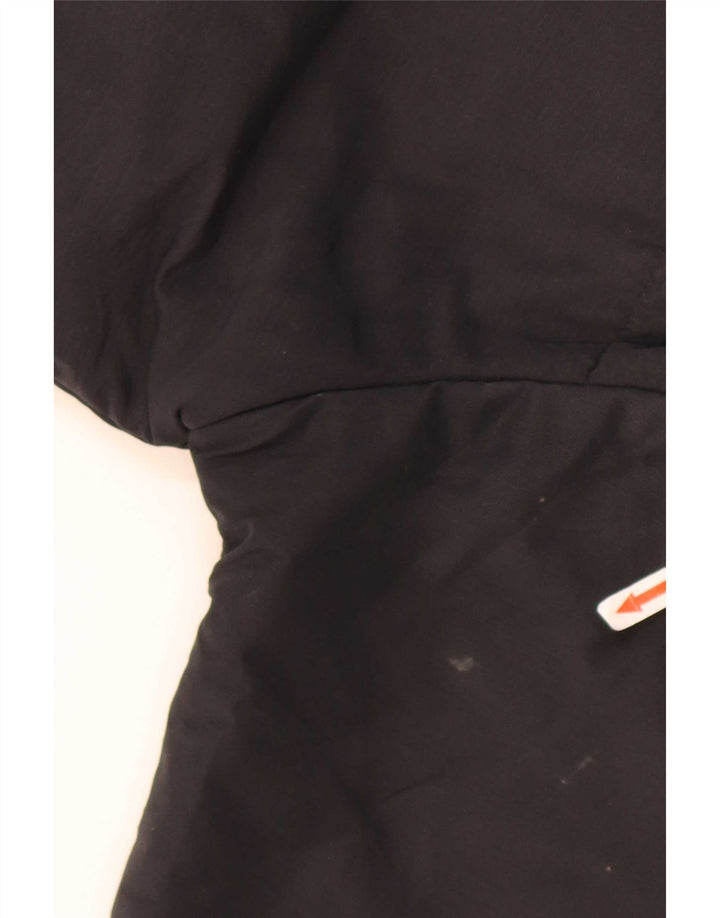 Giacca Parka con cappuccio da uomo Asics UK 40 grande nera