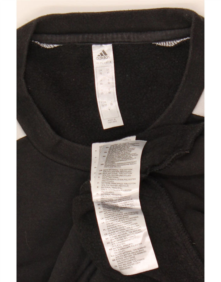 Felpa da uomo Adidas Jumper XS colore nero in cotone colorblock