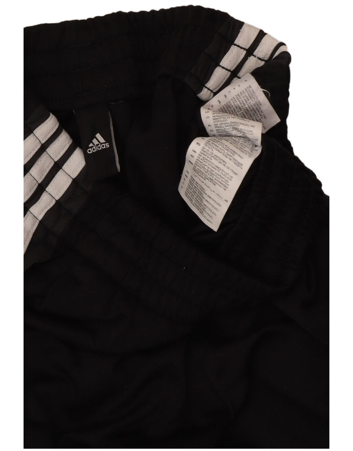 Pantaloni della tuta da ragazzo Adidas 11-12 anni in poliestere nero