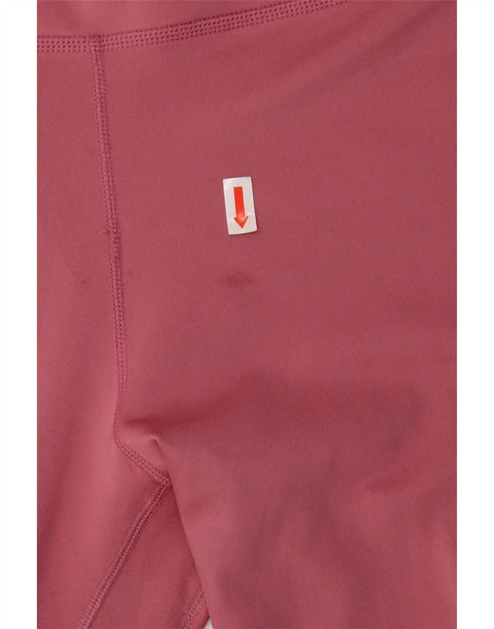 NIKE Womens Dri Fit Leggings UK 14 Large  Pink Polyester Vintage Nike and Second-Hand Nike from Messina Hembry 