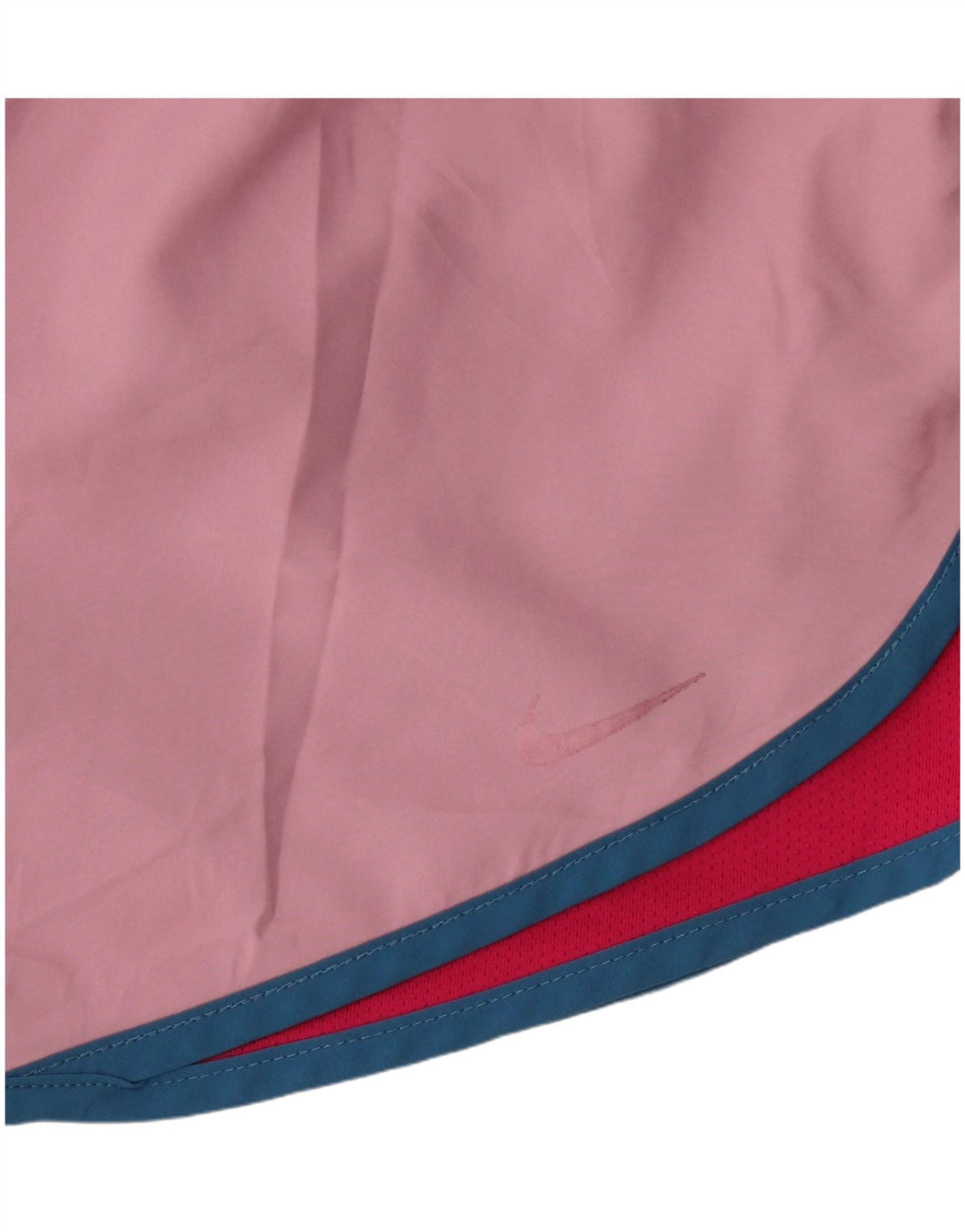 Pantaloncini sportivi Nike da donna Dri Fit UK 12 poliestere color block rosa medio