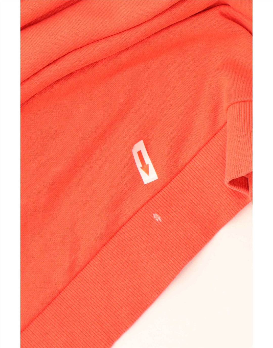 Felpa da donna Marks & Spencer Jumper UK 14 Large Orange Cotton