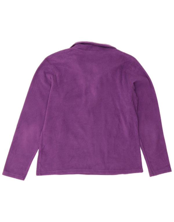 Maglione in pile The North Face per ragazze con zip e collo 14-15 anni XL poliestere viola