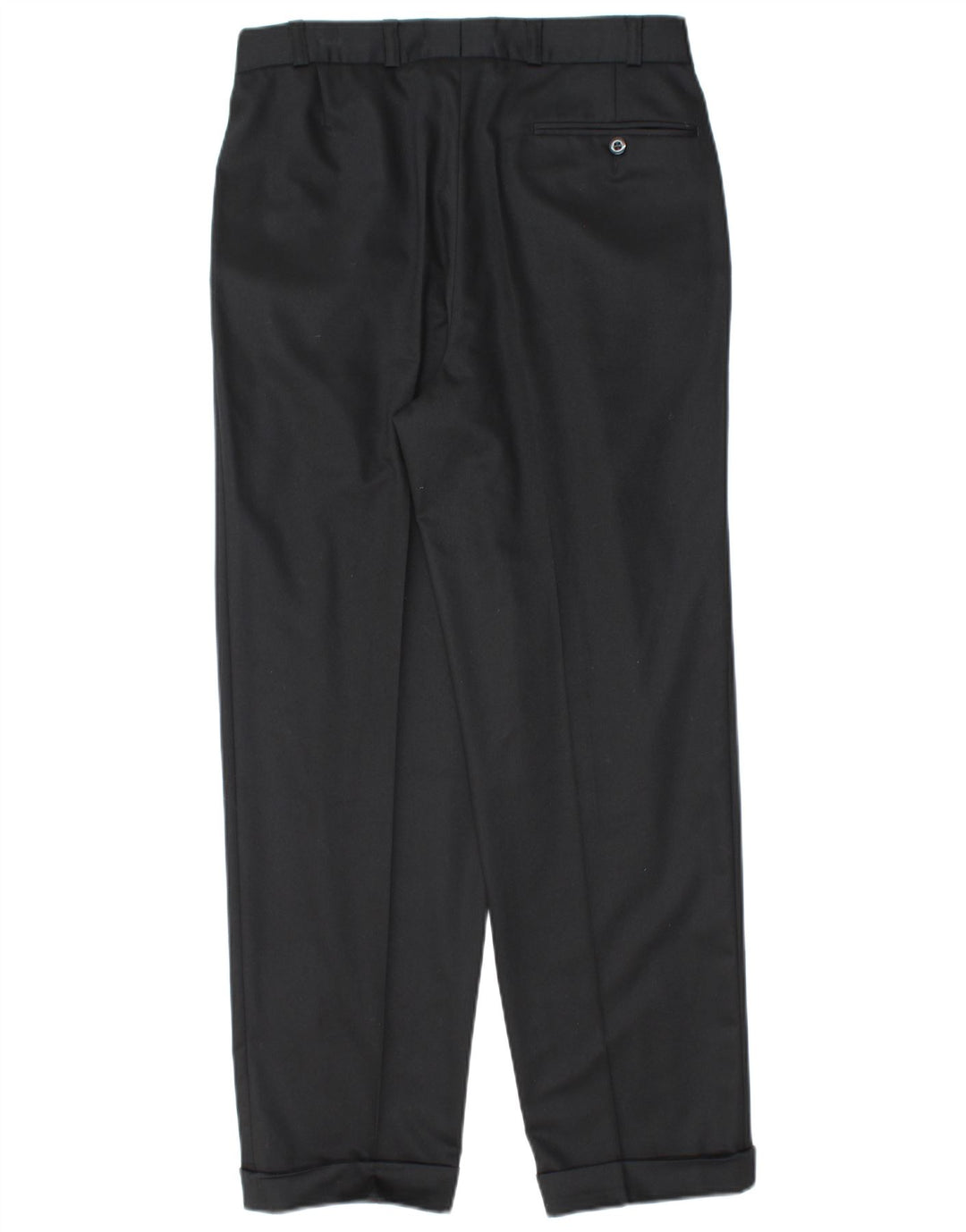 Pantaloni da completo da uomo Canda con pegging EU 46 Small W30 L29 Poliestere nero