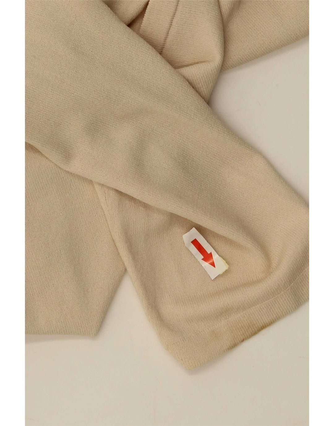 Maglione cardigan da donna Zara UK 14 grande viscosa beige