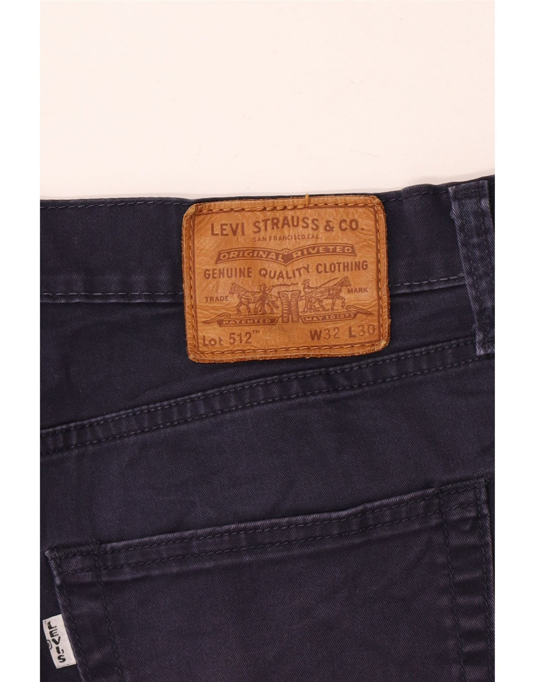 Jeans Levi's Uomo 512 Slim affusolati W32 L30 Blu Navy