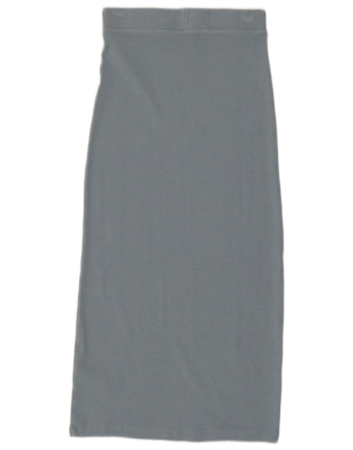 Gonna midi a vita alta da donna Zara piccola W26 blu