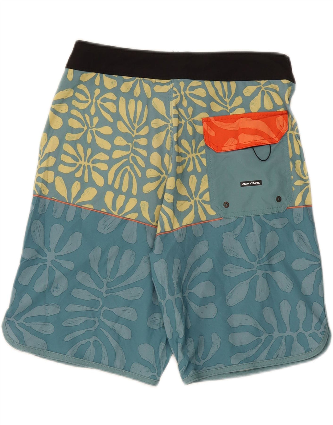 RIP CURL Mens Graphic Swimming Shorts Small  Blue Floral Vintage Rip Curl and Second-Hand Rip Curl from Messina Hembry 