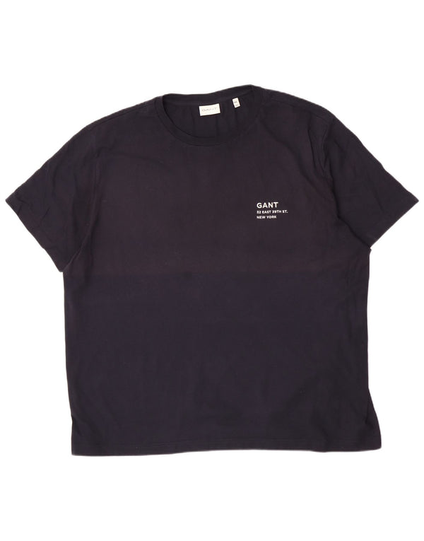 T-shirt da uomo Gant Top 5XL Blu navy