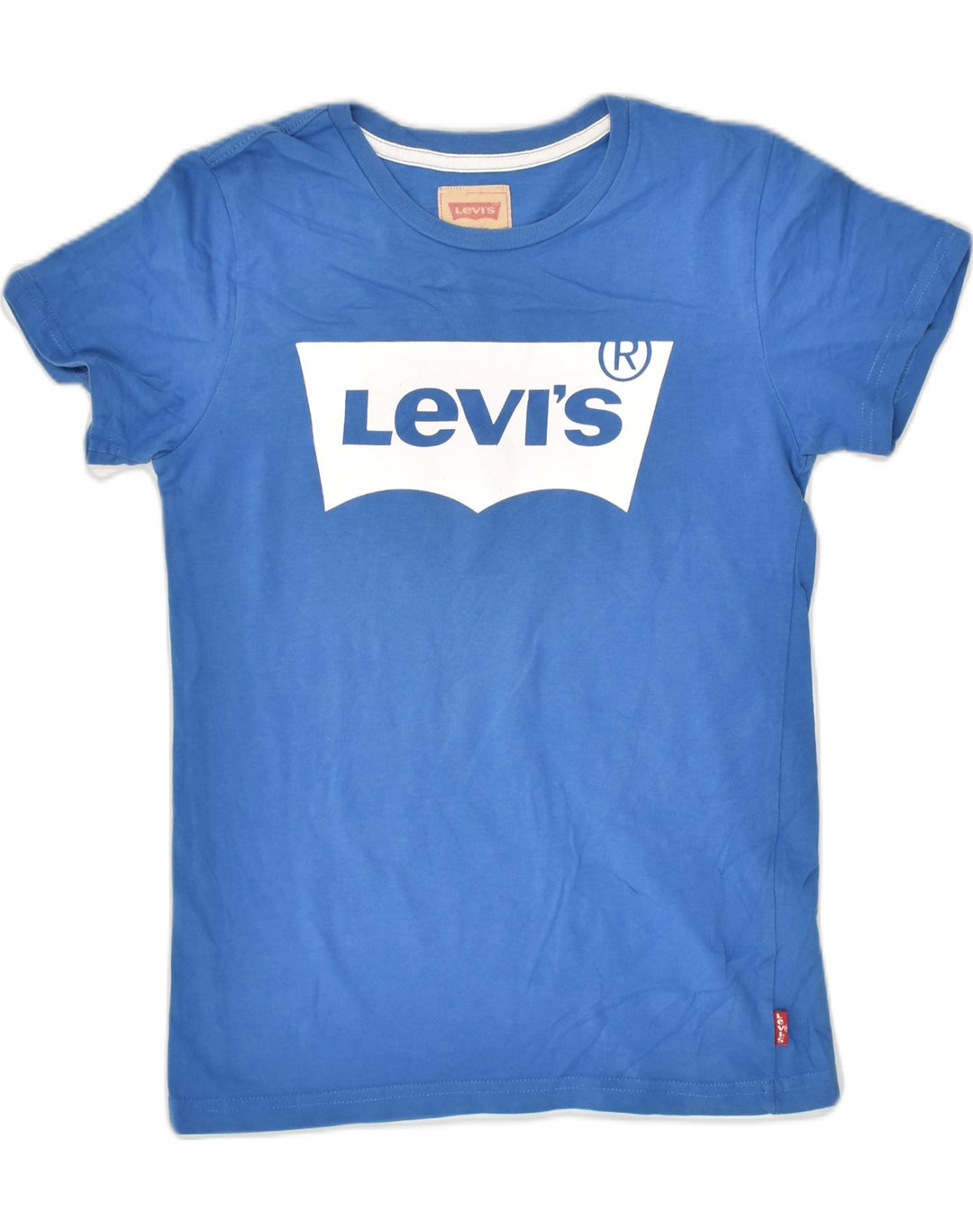 LEVI'S Boys Graphic T-Shirt Top 11-12 Years Blue Cotton | Vintage Levi's | Thrift | Second-Hand Levi's | Used Clothing | Messina Hembry 