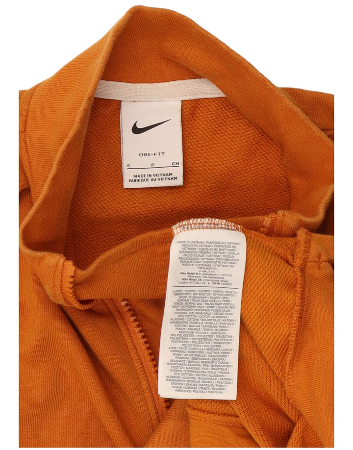 Felpa oversize con grafica Nike Dri Fit da donna UK 10 piccola arancione