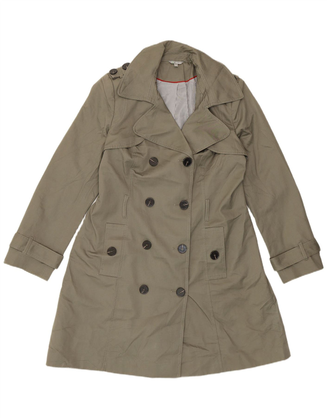 Trench da donna Marks & Spencer UK 14 cotone kaki medio
