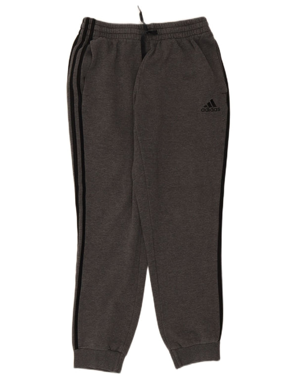 Pantaloni da tuta da uomo Adidas Joggers in cotone grigio medio