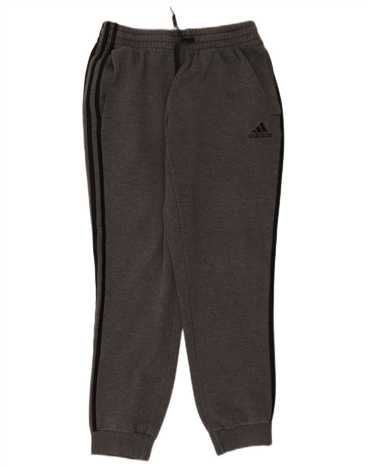 Pantaloni da tuta da uomo Adidas Joggers in cotone grigio medio