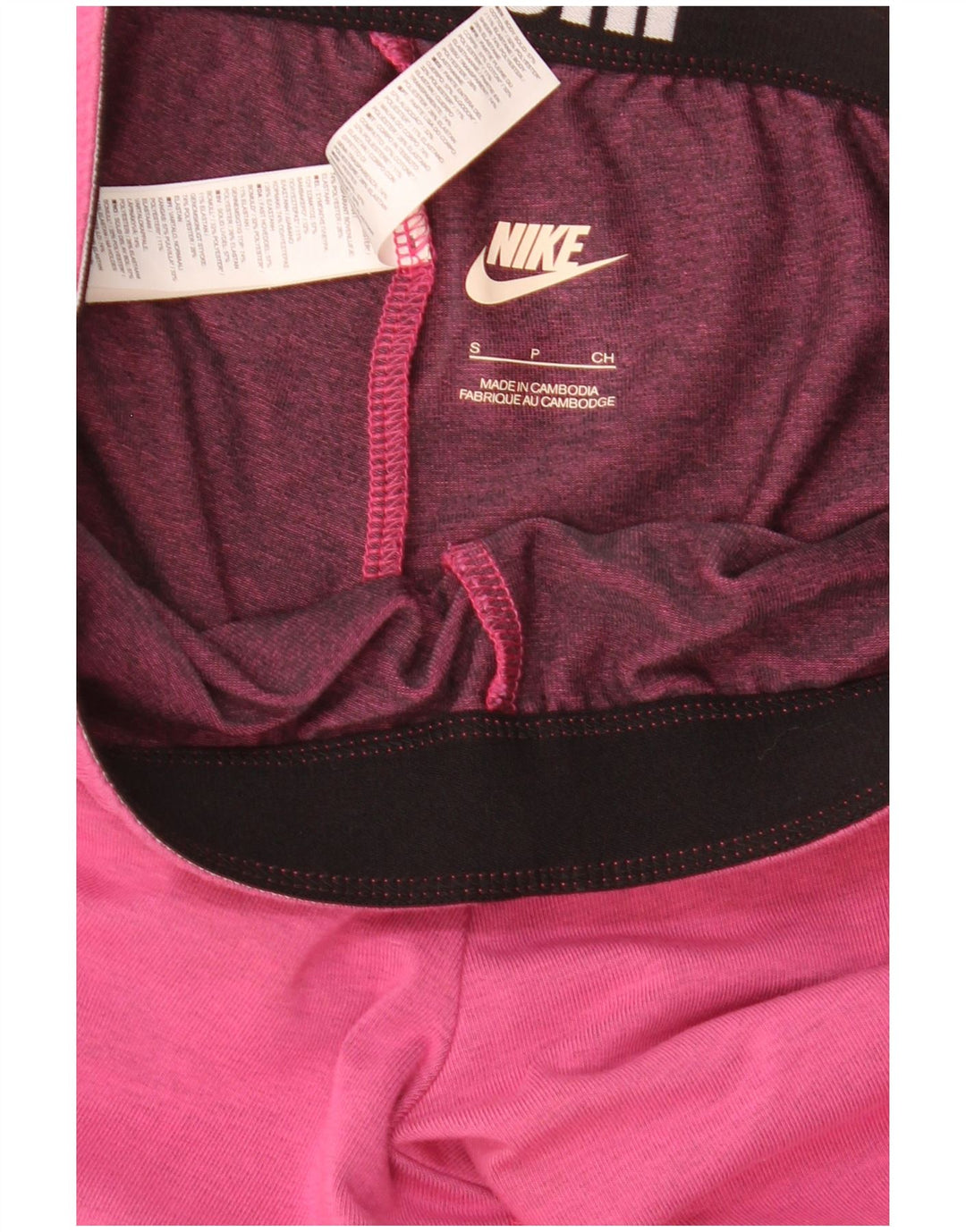 Leggings grafici da donna Nike UK 8 piccoli in cotone rosa