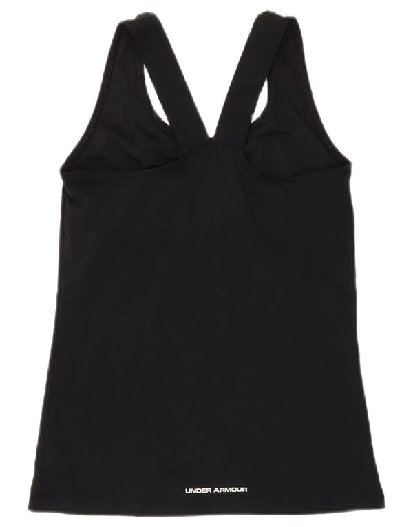 Canottiera Under Armour da donna Heat Gear UK 8 piccola in poliestere nero