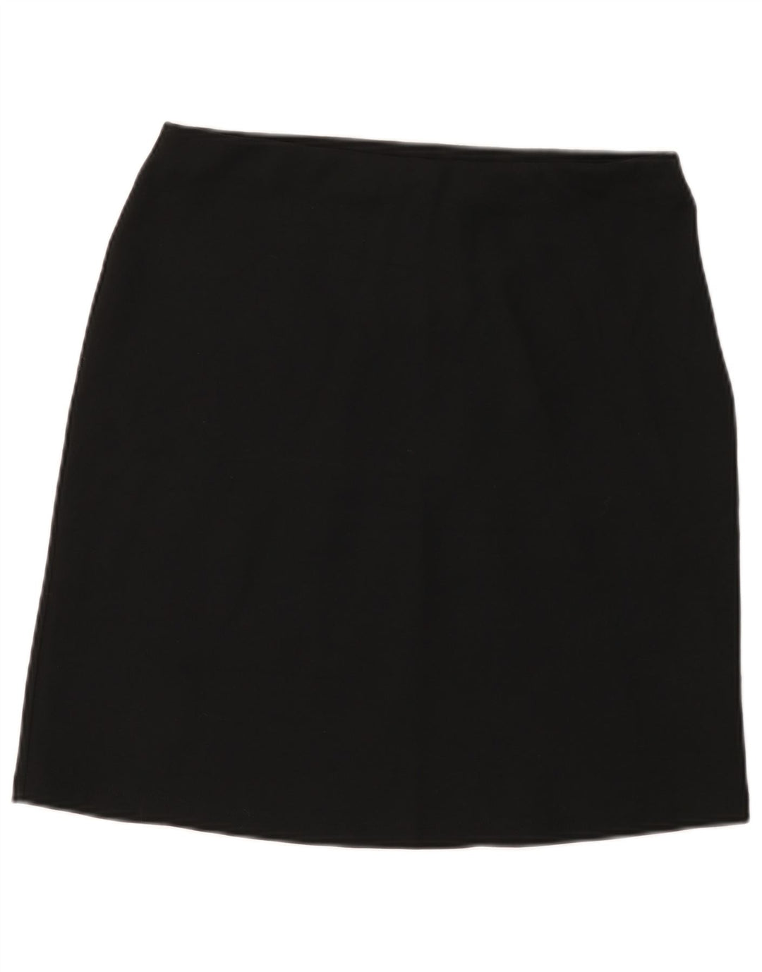 Minigonna da donna Marks & Spencer UK 12 media W32 viscosa nera
