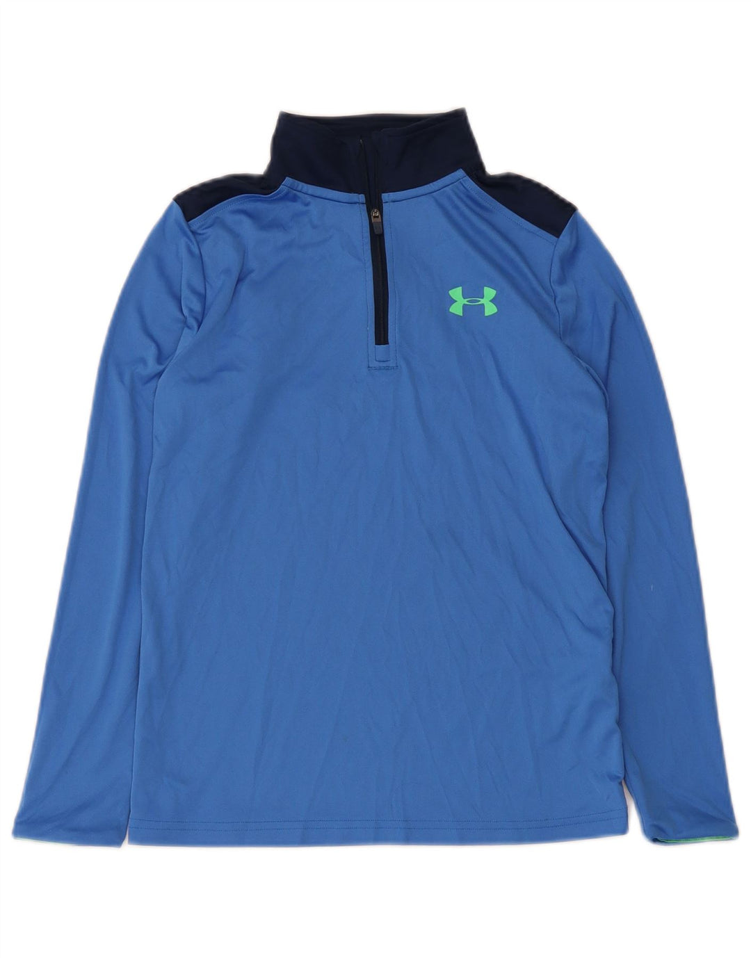 Top della tuta pullover con grafica da ragazzo Under Armour 9-10 anni blu medio
