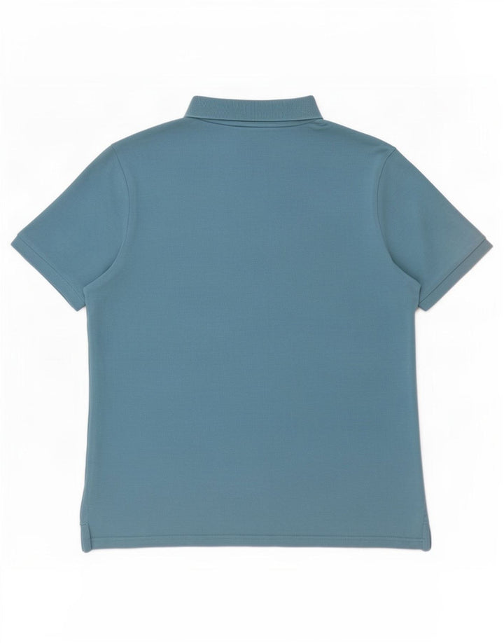 Polo Nike da uomo grande in cotone blu