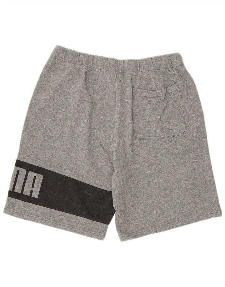 Pantaloncini sportivi grafici da uomo Puma XL grigio color block