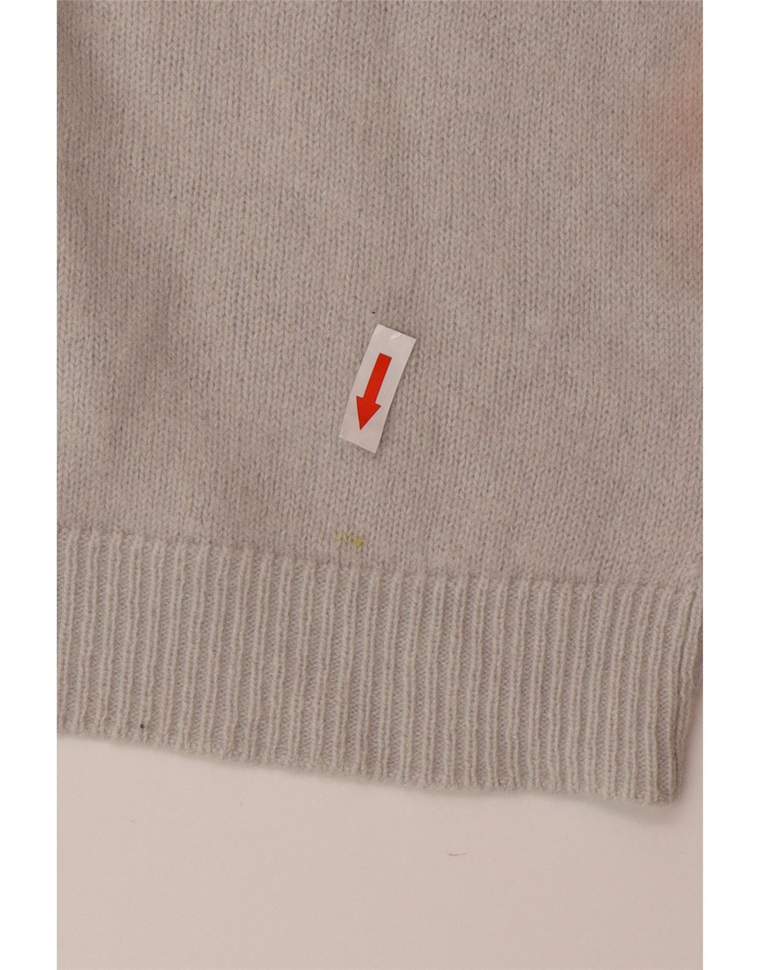 Maglione maglione con scollo a V da donna Massimo Dutti UK 12 Grigio medio