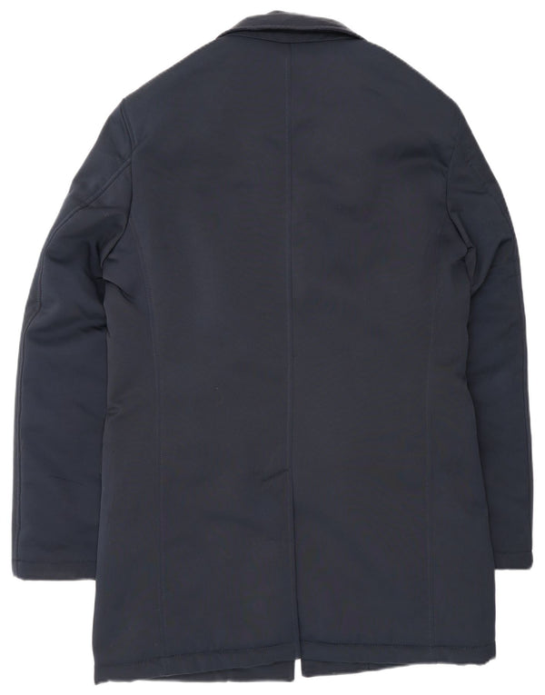 David Hamilton Cappotto Kampione da uomo IT 46 Small Poliestere blu navy
