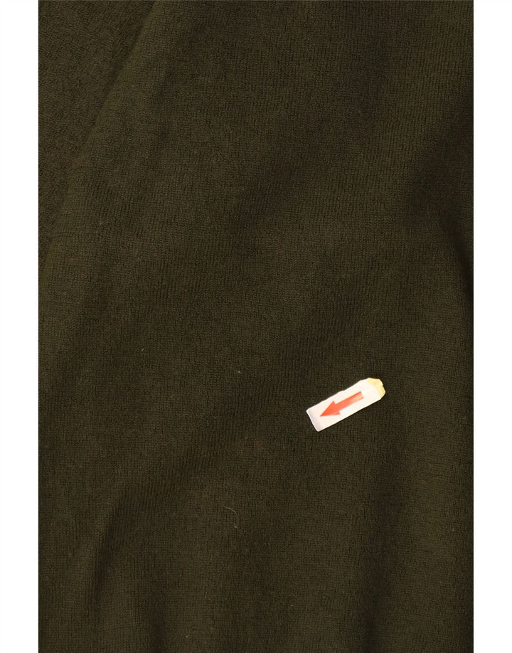 Stefanel Maglione da donna con collo dolcevita UK 14 Large Cachi