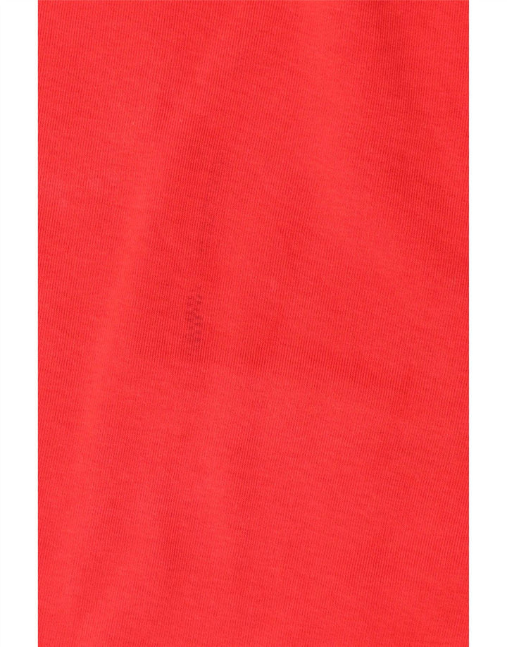 Felpa oversize da donna Marks & Spencer UK 10 piccola in cotone rosso