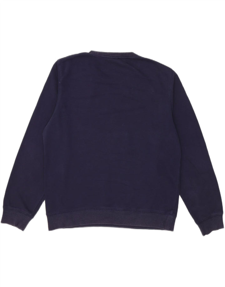 CHAMPION Mens Graphic Sweatshirt Jumper XL Navy Blue Cotton Vintage Champion and Second-Hand Champion from Messina Hembry 
