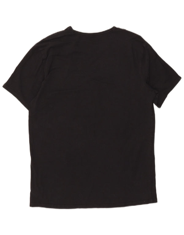 T-shirt da uomo Calvin Klein Top grande in cotone nero