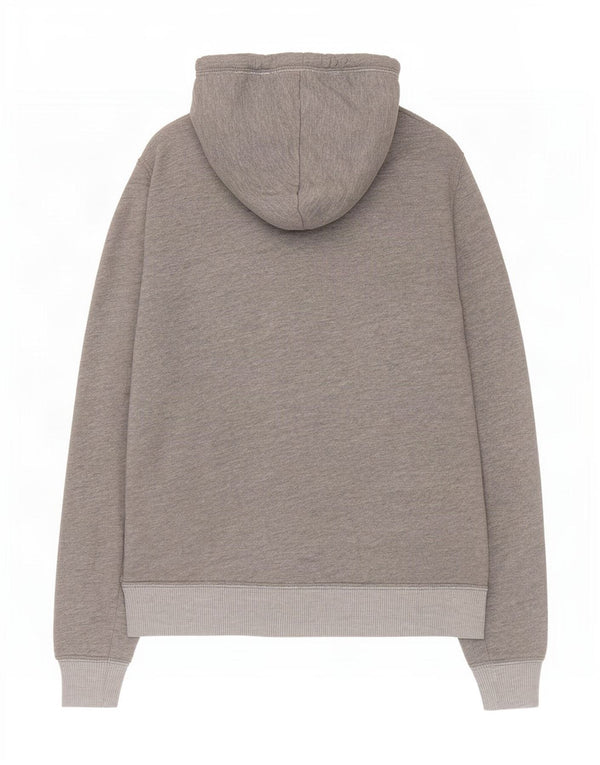 Felpa con cappuccio grafica Hollister da donna UK 6 XS cotone grigio