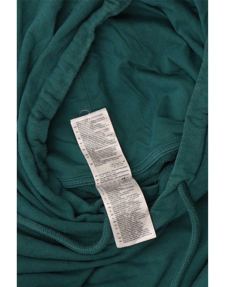 Felpa con cappuccio da uomo Adidas in cotone verde medio