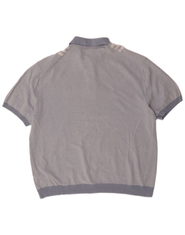 Polo da uomo Marks & Spencer 2XL cotone a righe blu