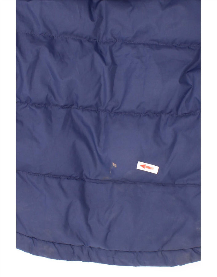 Giacca imbottita con cappuccio Timberland per ragazzi 4-5 anni in poliestere blu navy