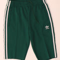 Pantaloncini sportivi Adidas da donna UK 6 XS verde poliestere