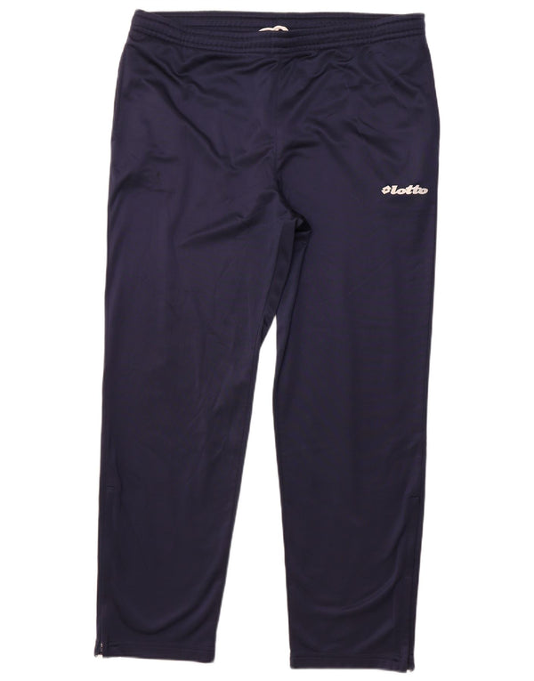 Pantaloni da tuta da uomo LOTTO UK 42/44 XL Poliestere blu navy