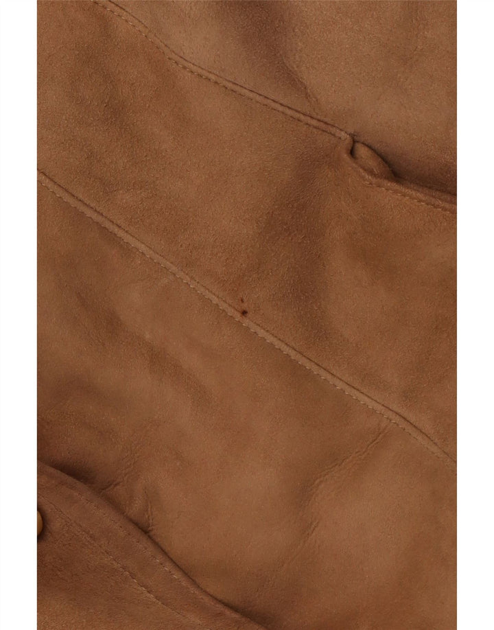 Cappotto in shearling da donna VINTAGE IT 52 2XL Shearling marrone