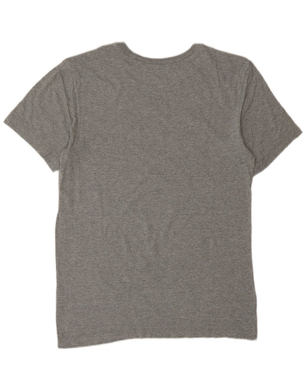 T-shirt grafica da uomo Nike Top Small in cotone grigio