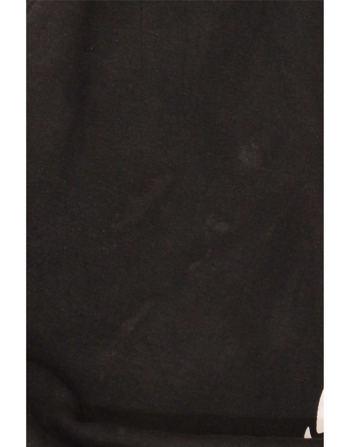 Pantaloni da tuta con grafica Champion da uomo, grandi, in cotone nero